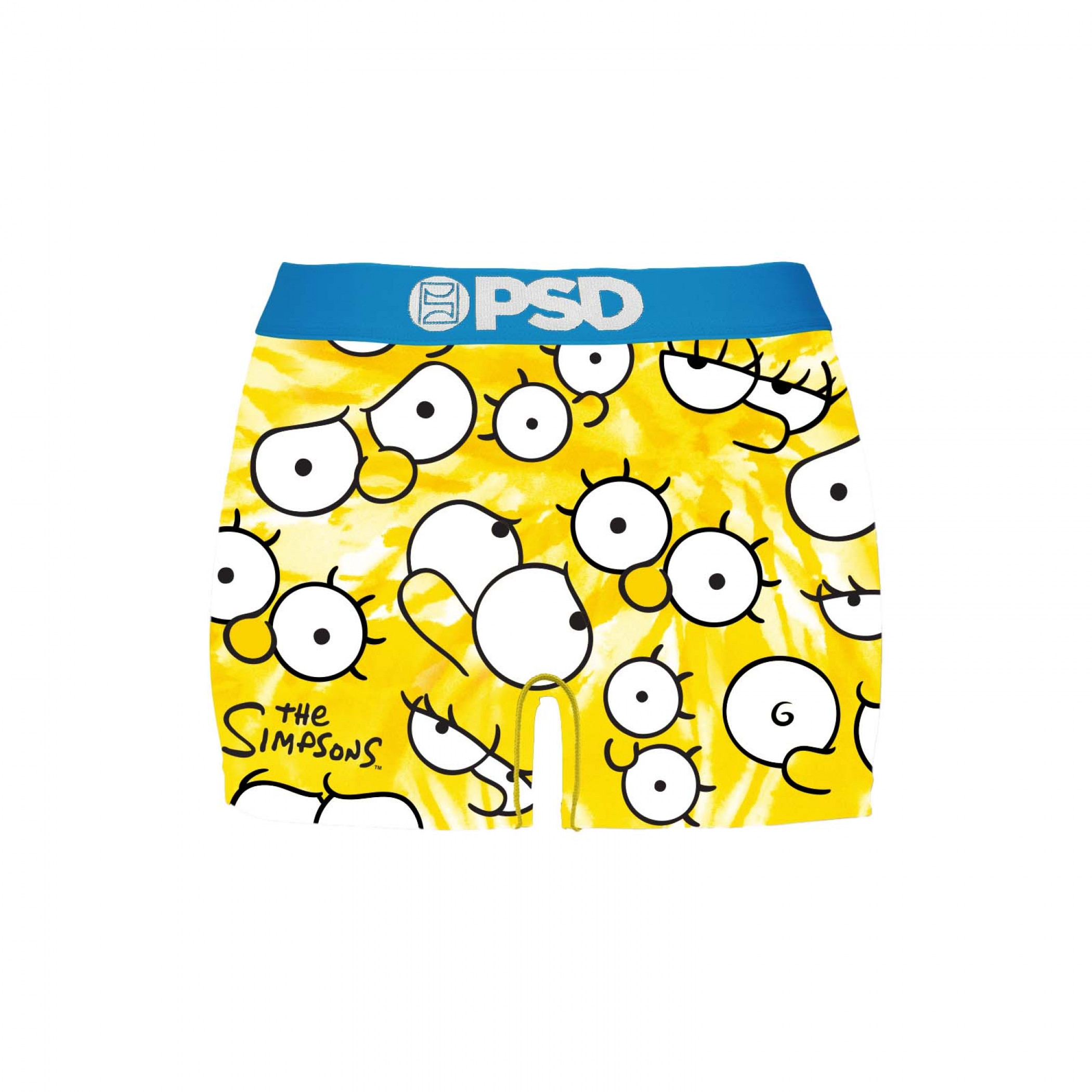 Simpsons Eyes All Over PSD Boy Shorts Underwear